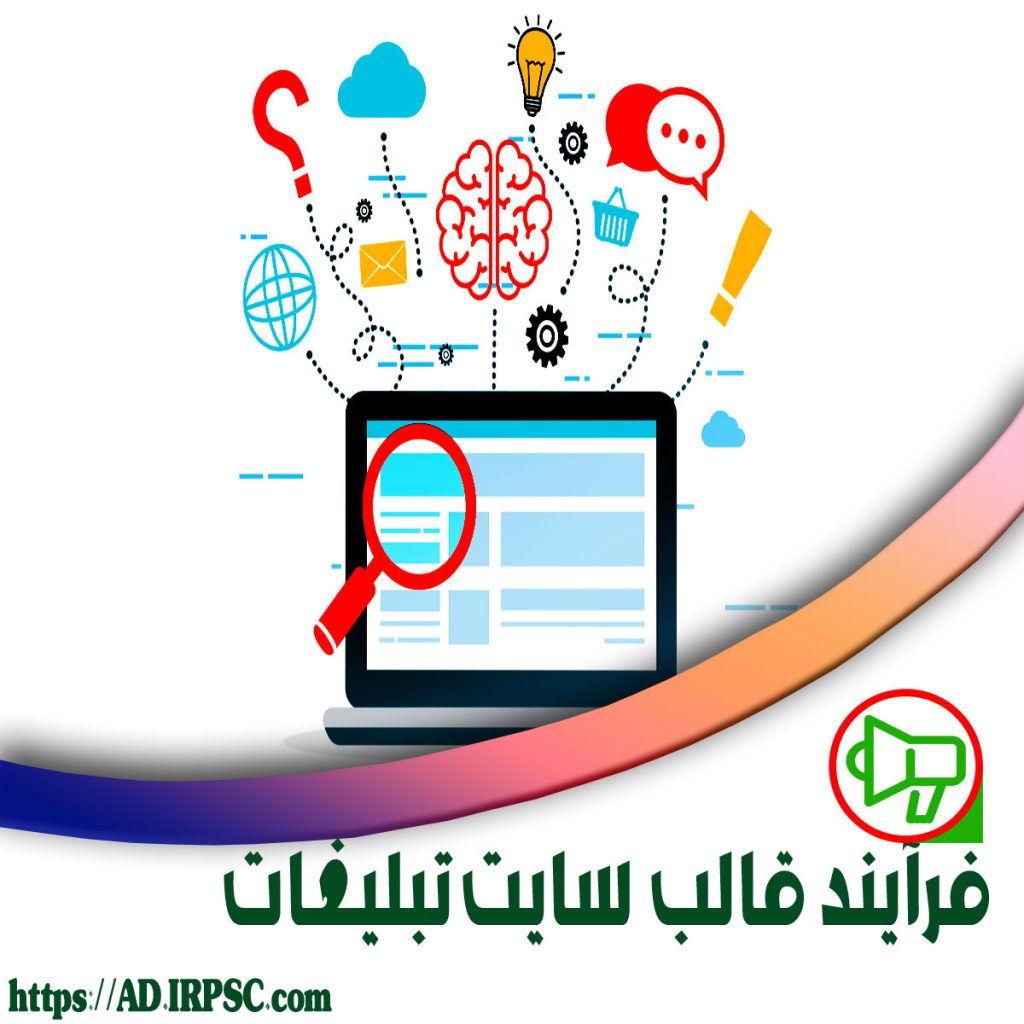 فرآیند قالب سایت تبلیغات